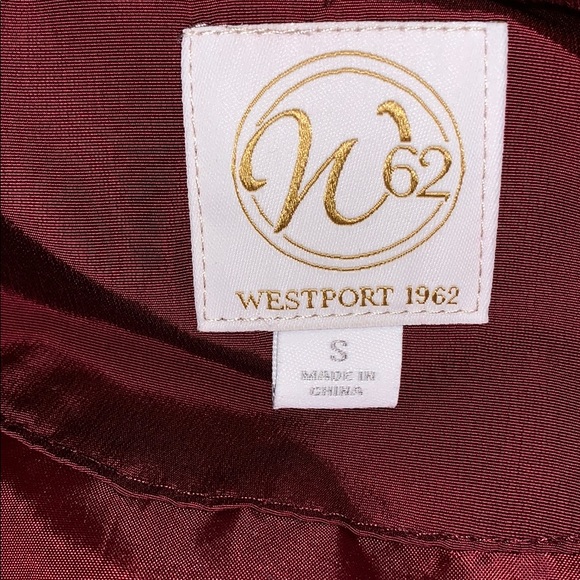 DRESSBARN Burgundy Vest. WORN TWICE!!! - Picture 5 of 5